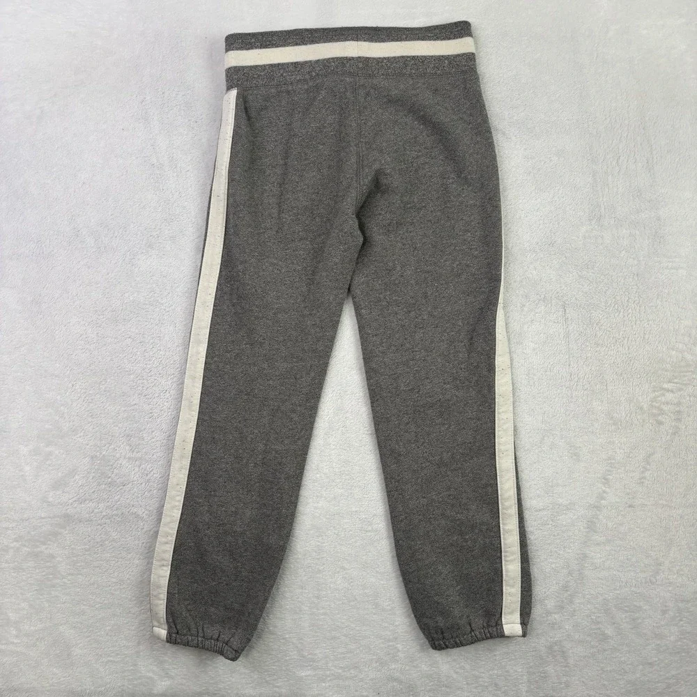 Ralph Lauren College Skull Bones Grey Fleece Sweatpants Youth Small 7